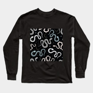Wriggling snakes pattern Long Sleeve T-Shirt